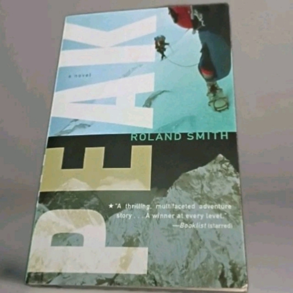 Peak by Roland Smith - Adventure Novel (Blue/Teal/Gray Cover)